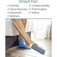 thumbnail image 3 of Sock Aid - Easy On And Off Stocking Slider - Pulling Assist Device - Compression Sock Helper Aide Tool - Puller, For Elderly, Senior, Pregnant, 3 of 5