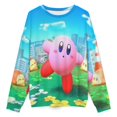 thumbnail image 4 of Kirby Unisex Pullover Hoodie Fashion Round Neck Sweatshirts Sweater For Mens Womens, 4 of 6