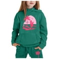 thumbnail image 2 of CHENge 2 Pieces Girls Outfits Tie Dye Sweatsuits Pant Set Long Sleeve Athletic Sweatshirts and Sweatpants with Pockets, 2 of 4