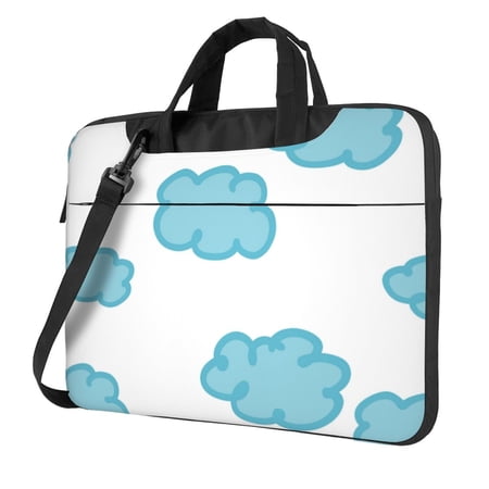 Dream Sky Blue Clouds Laptop Bag, 15.6 inch Laptop or Tablet, Business Casual Laptop Bag