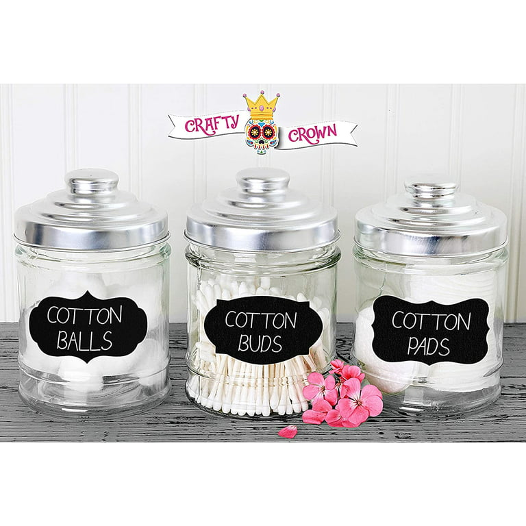 Glass Jar Chalkboard Labels - So Much Better With Age