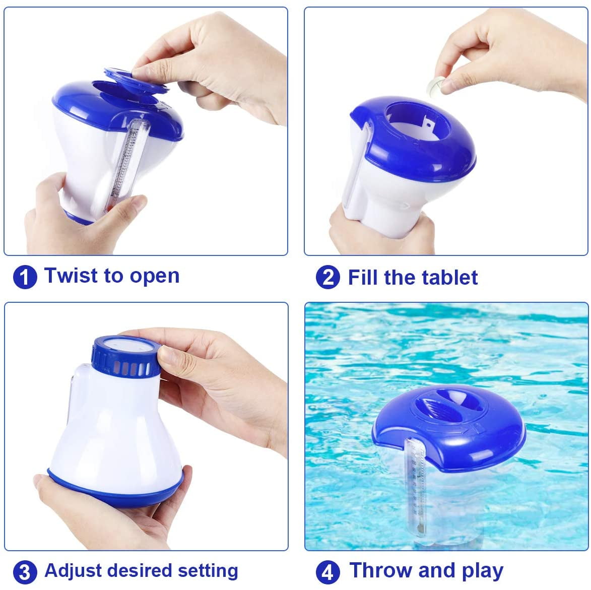 Buy Floating Chlorine Diffuser, 5 Centimeter Swimming Pool Chlorinator