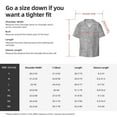 thumbnail image 7 of KLL GlitterSilver Print Men's Shirt Short Sleeve Button Down Summer Cuba Beach Shirts- 3X-Large, 7 of 7