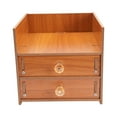 thumbnail image 5 of MDF Computer Rack with Drawers, Monitor Stand 3 Drawers (One With A Lock) Wood Computer Monitor Stand, 5 of 24