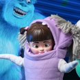 thumbnail image 5 of Disney Monsters University Mike Wazowski Maoguai Sullivan Girl Abu Peluche de dibujos animados que rodea los regalos para niños Muñeca de ojos grandes, 5 of 5