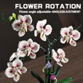 thumbnail image 5 of Honchoes Orchid Flower Building Set Compatible with Lego Botanical Home Decor for Adults Women 736 Pcs, 5 of 6