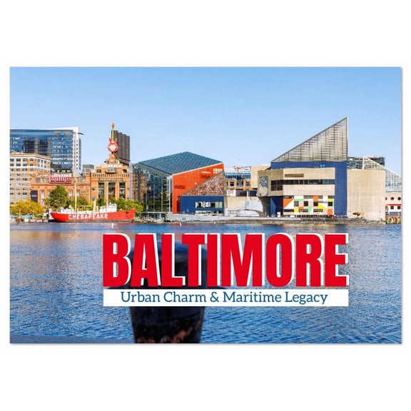 Baltimore. Urban Charm and Maritime Legacy (Monthly Wall Calendar 2026 11.7 x 16.5 (open)), CALVENDO 14 Month Calendar