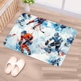 thumbnail image 5 of Ice Hockey Kitchen Rug Outdoor Carpet Door Mat Polyester Non-Slip Machine Washable, 5 of 6