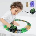thumbnail image 1 of EIMELI Track Car Toy with LED Light Gravity-Free Electric Rail Car Rechargeable Flexible DIY Assemble Track Vehicle Toy Improve Fine Motor Skill Children Christmas Gift for Kids Aged 3+, 1 of 10