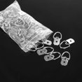 thumbnail image 4 of D Ring Picture Hangers kit Frame Hanging Hardware with Screw Pack of Single Hole 60 Pcs, 4 of 5