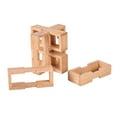 thumbnail image 4 of CNKOO Classic Wooden Puzzle Cube Ball Kongming Luban Lock Brain Teaser Adults Toy, 4 of 10