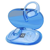 LACKUST True Wireless Over-Ear Sport Earbuds, Bluetooth 5.4, Low Latency, Long Battery Life, Type-C Fast Charging - Blue