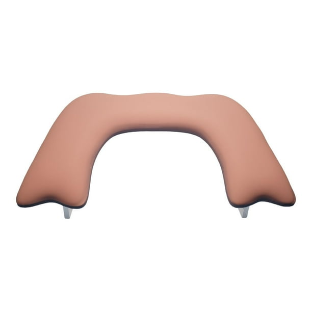 Soporte de almohada de mano para decoración de uñas, equipo de manicura, herramienta, tapete antideslizante para mesa de manicura Rosa