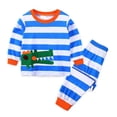 thumbnail image 4 of Conjunto de pijamas de algodón para niños y niñas, ropa de dormir de 2 a 7 años, para invierno y otoño, novedad, 4 of 4