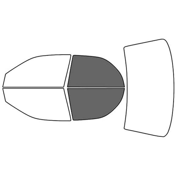Rvinyl Window Tint Kit Compatible with Subaru Impreza 2002-2007 (Sedan) - Back Precut Kit - 35%