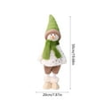 thumbnail image 3 of Christmas Plush Doll Standing Snowman Christmas Doll Standing Plush Toy for Holiday Winter Home Decoration, 3 of 6