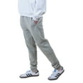 thumbnail image 4 of Brooklyn Cloth Men's Core Fleece Sweatpants Joggers, Elastic Waist, Drawstring Cuffs, Sage, Large, 4 of 4
