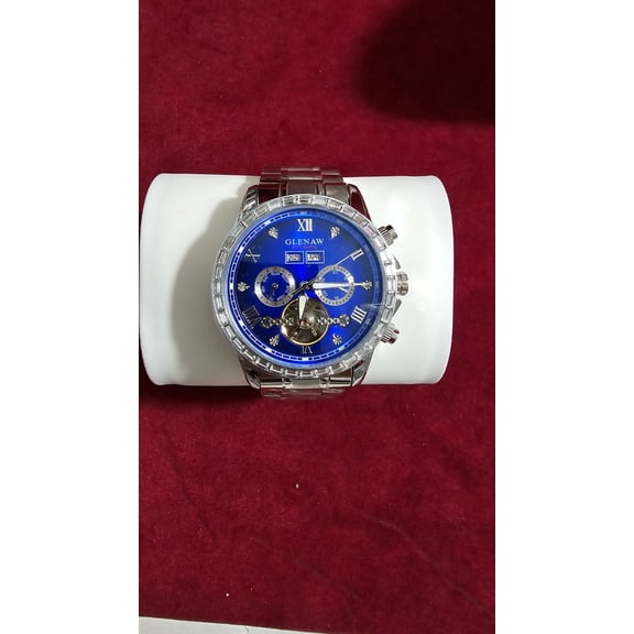 GLENAW Mechanical Watch Men's Automatic Watch For Men Watch Waterproof 44mm
