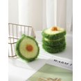 thumbnail image 2 of Esponja para lavar platos de ganchillo de doble capa antiarañazos, 4 Uds. (aguacate) TUNC Sencillez, 2 of 5