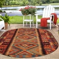 thumbnail image 4 of Outdoor Bounder Collection Area Rug Multi - 2'7"x5'3", 4 of 5