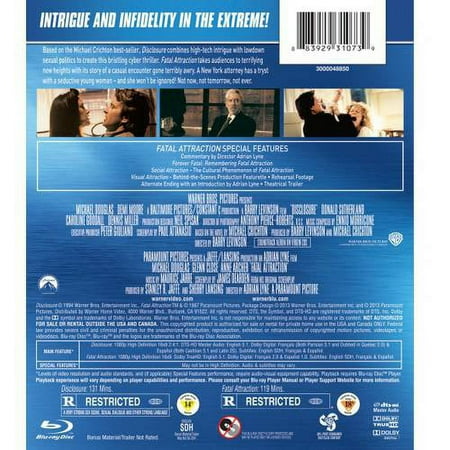 Disclosure / Fatal Attraction (Blu-ray)