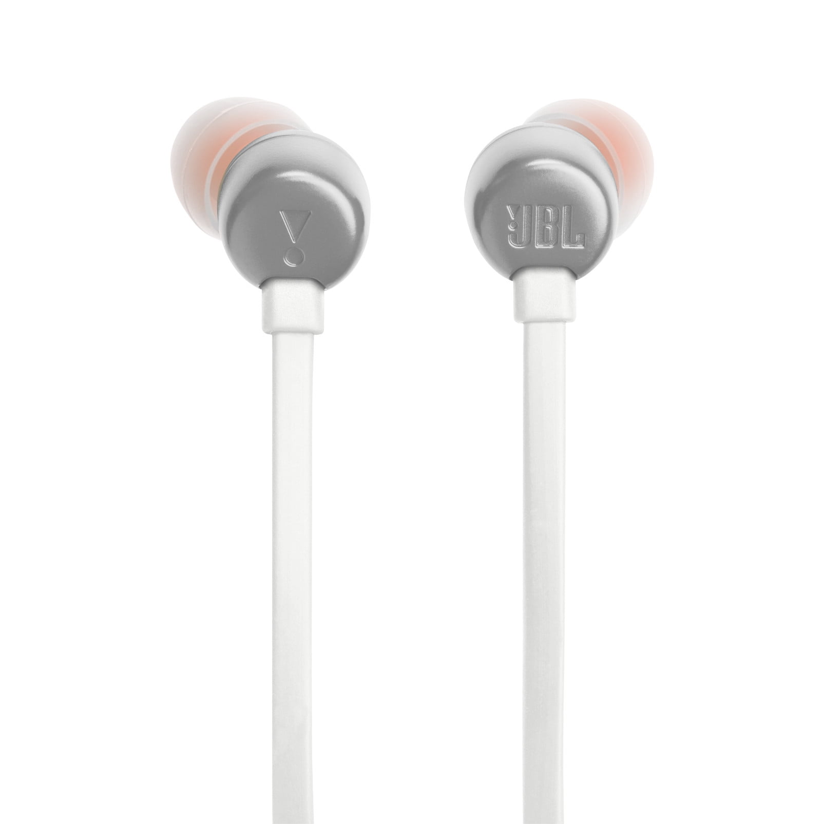 JBL Tune 310C USB - In-ear headphones with Hi-Res Audio support and JBL Pure Bass Sound, USB-C connectivity, 3-button remote with microphone and EQ presets control - White