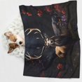 thumbnail image 6 of Sigee Regal Stag In Forest for Pet Blanket for Dog Cat Puppy Blanket Cat Blankets for Small and Medium Pets-Small, 6 of 8