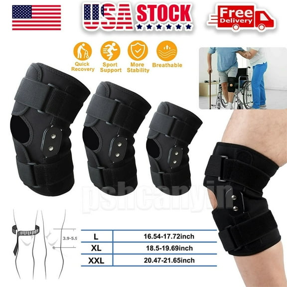 FungLam External Deluxe Hinged Knee Brace for Knee Pain with Compression Knee Wrap for Men & Women Relief from Joint Pain from Meniscus Tears