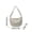 White, variant on FEOLGEHLY Sling Bag, Waterproof Nylon Small Crossbody Bags for Women, Solid Color Large Capacity Shoulder Bag Lightweight Crescent Bag Multi Carry Design for Daily Commute Work Shopping Travel