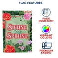thumbnail image 5 of America Forever Spring Has Sprung Garden Flag Floral 12.5 x 18 Inch Double Sided Seasonal Outdoor Yard Decorative Summer Spring Garden Flag, 5 of 5
