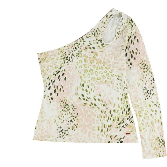 n:philanthropy Womens Abstract Pullover Sweater, Green, Small