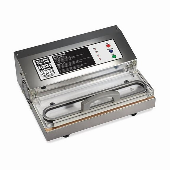 Weston Pragotrade USA 65-0301-W 11 in. Pro-1400 Stainless Steel Vacuum Sealer - Seal Bar