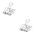 thumbnail image 1 of stanreset 1/2/3 20 Pieces Metal Paper Clip Anti-rust Unfading Solid Color Replacement Home Office File Examination Papers Clips Silver 32mm 2PCS, 1 of 6