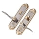 thumbnail image 5 of POMO de Puerta Con Cerrado, Aleacino de Zinc 5353 Juego de Cerrado de Manija de Puerta Dorada Pomos de Puerta Con Cerradura y Llava Con Llaves para Puertas de Madera, 5 of 7