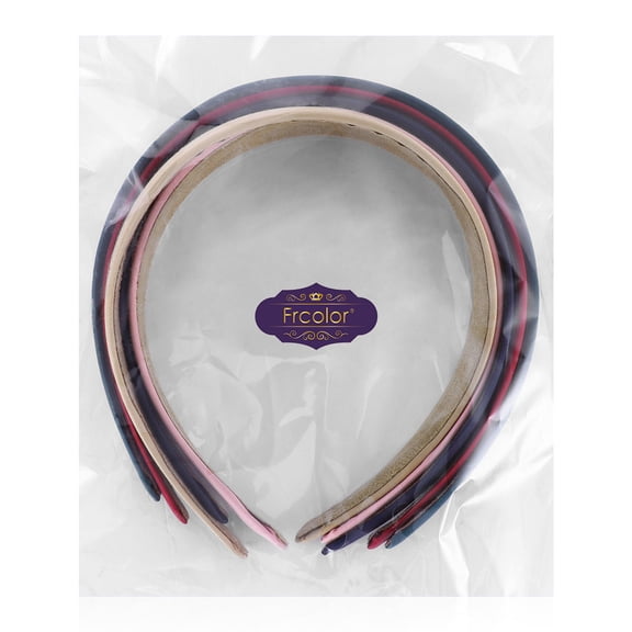 Supvox 5Pcs Headband Wide Fabric Headpiece for Women Birthday Celebration Navy Blue