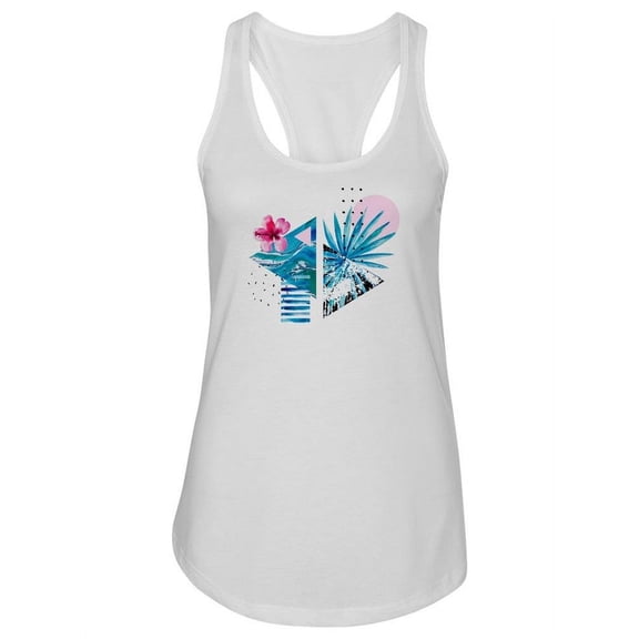 Summer Geometric Figures Tank Women -Image by Shutterstock, Female Large