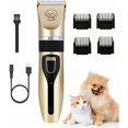 thumbnail image 1 of Cortadora de pelo profesional para perros, cortadora de pelo para mascotas, cortadora de pelo con cable USB recargable y silenciosa para perros y gatos grandes/largos/cortos/rizados, 1 of 5
