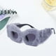 thumbnail image 2 of Gafas de sol de felpa con forma de ojo de gato para mujer, modernas y cómodas, de estilo punk. Gris, 2 of 9
