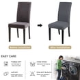 thumbnail image 3 of SearchI Dining  Chair Covers Slipcovers, Spandex Fabric  Removable Washable Short Parsons  Chair Covers  Dining ,, 3 of 7