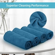 Dust-Off Compressed Air Duster 10oz 4-Pack + Microfiber Cloth – Canned Air Cleaner for Keyboard, PC, Laptop, Electronics Dust Remover