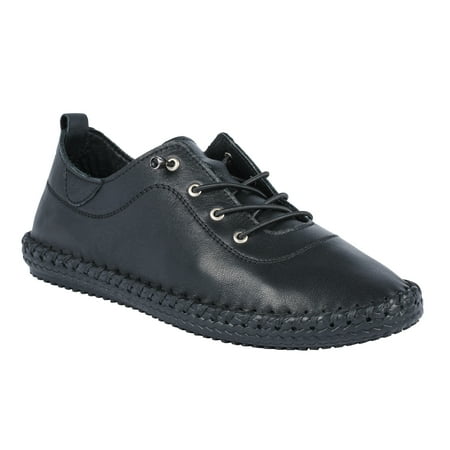 

Lunar Womens St Ives Leather Sneakers