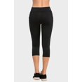 thumbnail image 7 of DailyWear Womens Athletic Capri Yoga Plex Leggings Pants with Pockets Black, Large, 7 of 7
