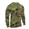 thumbnail image 4 of Rothco Long Sleeve Vintage T-Shirt - Woodland Camo,S, 4 of 4