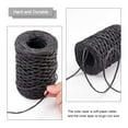 thumbnail image 5 of Black Floral Wire Bind Wrap Wire Rustic Vine Wire Floral Bind Wire Waterproof Paper Wrapped Craft Wrap Twine for Flower Crowns Bouquets DIY Christmas Wedding Decor 164ft DIY, 5 of 7
