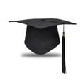 thumbnail image 1 of Qarigey Sombrero académico Tamaño libre Acrílico Academy Souvenir Caps Múltiples colores Pendiente Bachelor Headgear Closure Graduation Hat Sombreros #1 Qarigey PS6429-01, 1 of 6