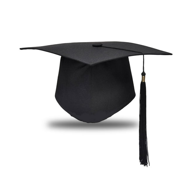 Qarigey Sombrero académico Tamaño libre Acrílico Academy Souvenir Caps Múltiples colores Pendiente Bachelor Headgear Closure Graduation Hat Sombreros #1 Qarigey PS6429-01