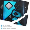 thumbnail image 4 of Lsque Geometry Dash Pattern Wooden Picture Puzzle ,500 Piece Jigsaw Puzzle ,Family Fun Puzzle, Home Décor Puzzle, Gift Puzzle(Vertical style), 4 of 8