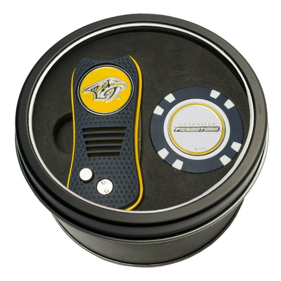 Team Golf NHL Tin Gift Set with Switchfix Divot Tool and Golf Chip
