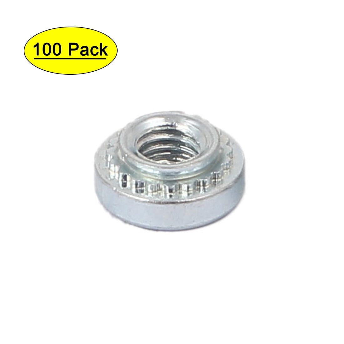 SM31 Carbon Steel Self Clinching Rivet Nut 100pcs for 1.0mm Thin Plates