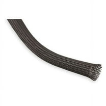 Techflex Braided Sleeving,0.750 In.,50 ft.,Black CCP0.75BK